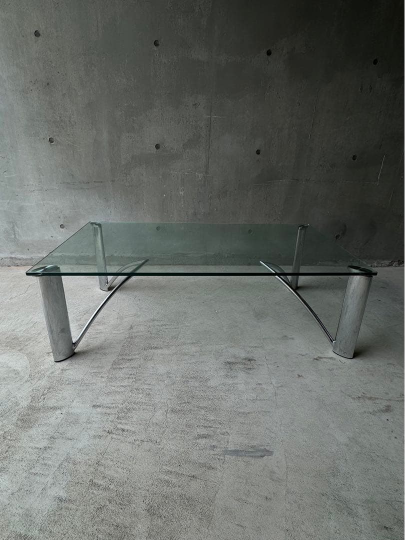 【専用】モダンガラスセンターテーブル　ミッドセンチュリー　ポストモダン