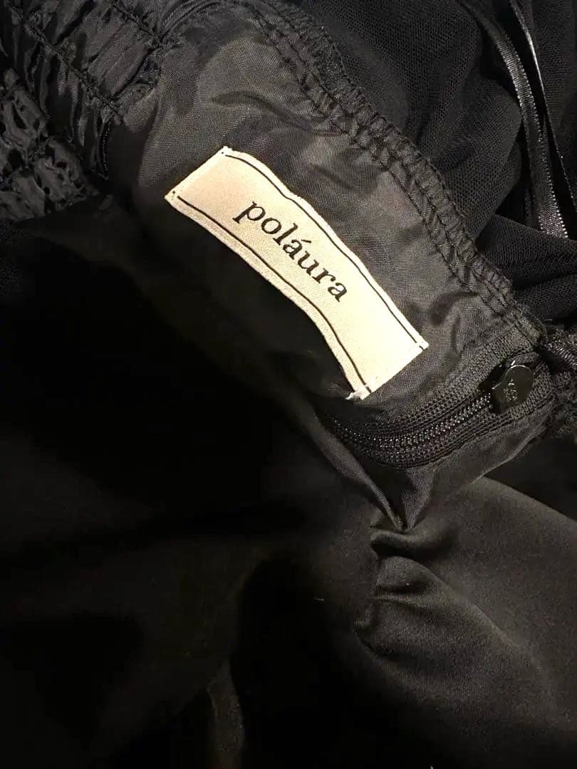 polauraポローラ balloon tops バルーントップス BLACK黒