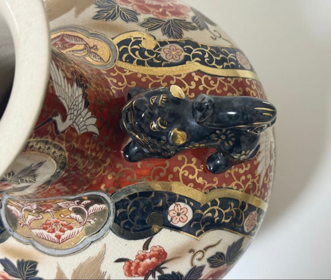 伊萬里　花器 花入 飾壺 壷 骨董品 古伊万里焼