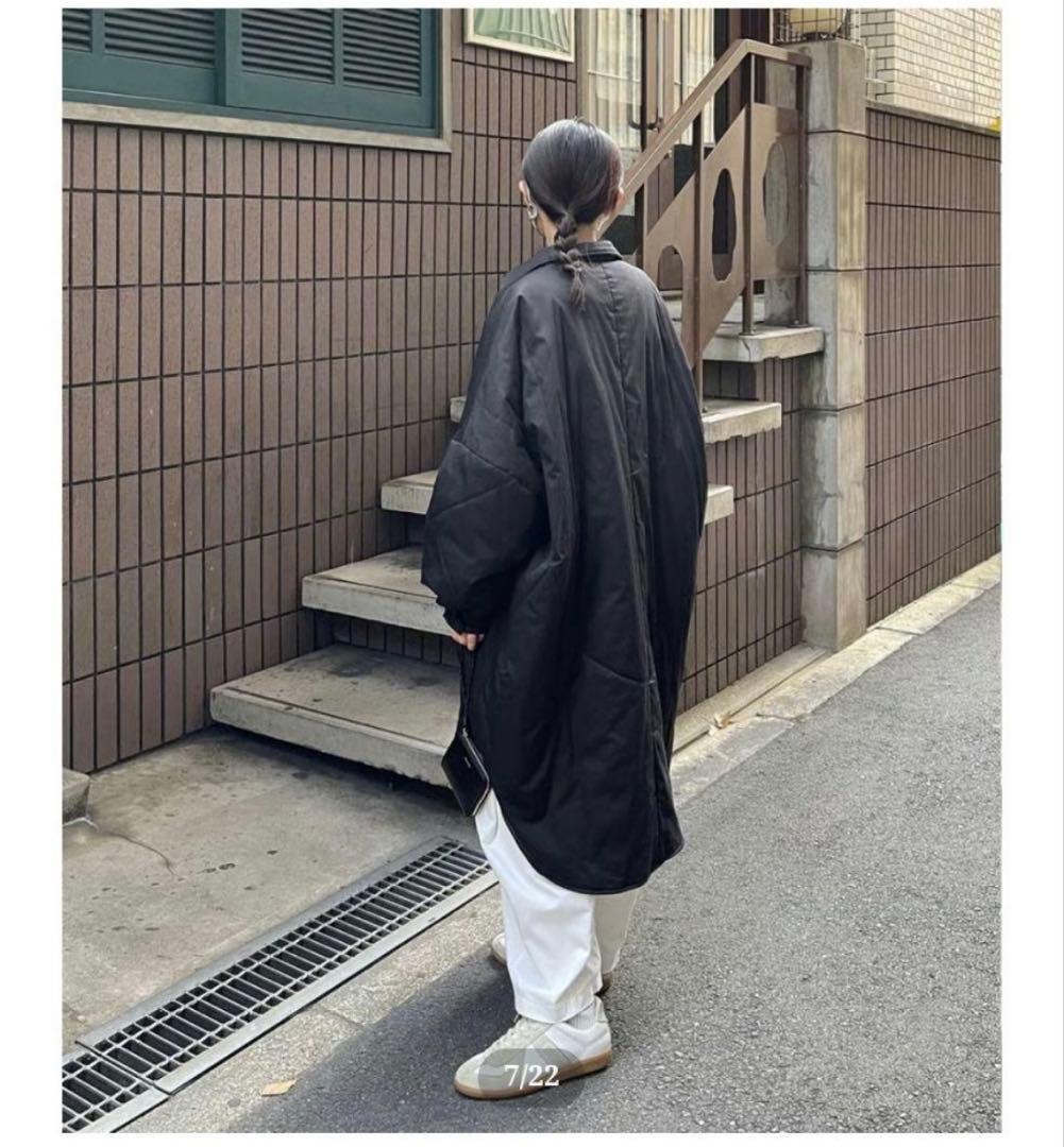 K&Y❤︎　ブラックオーバーサイズロングコート　FASHIRU