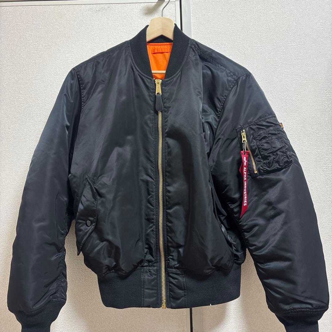 MA-1 ALPHA INDUSTRIES L ブラック