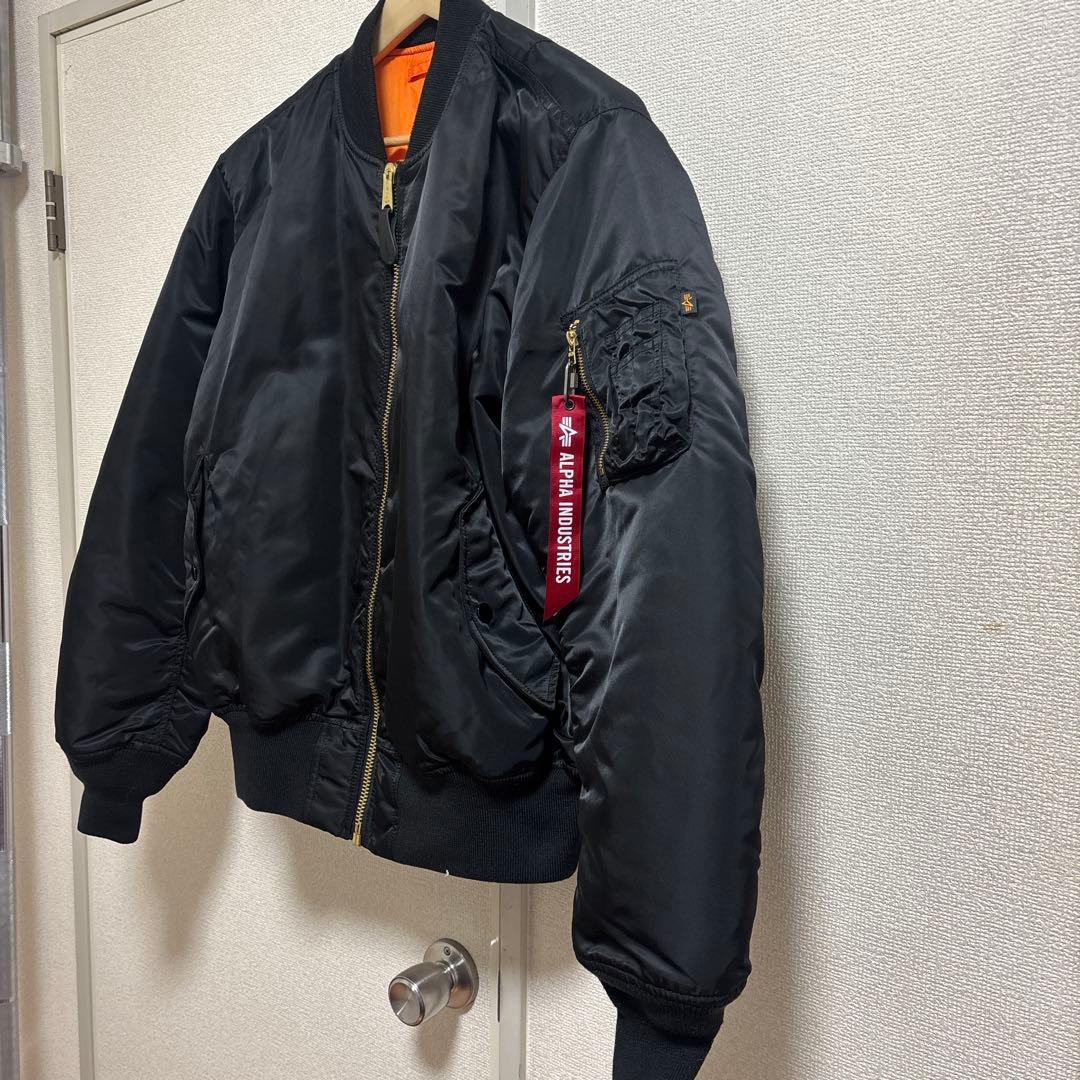 MA-1 ALPHA INDUSTRIES L ブラック