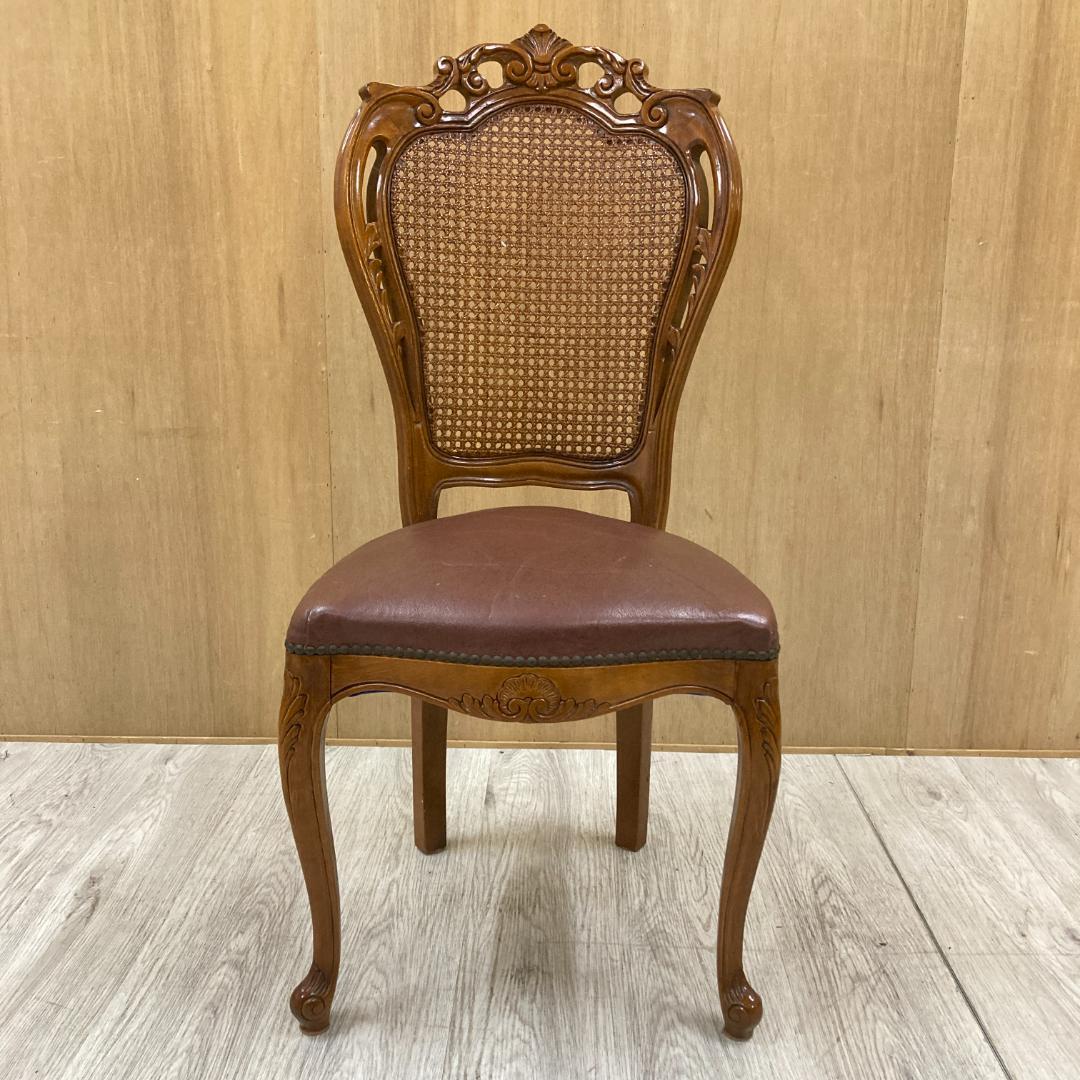 アンティーク調　猫脚　ダイニングチェア　椅子　クラシック　A