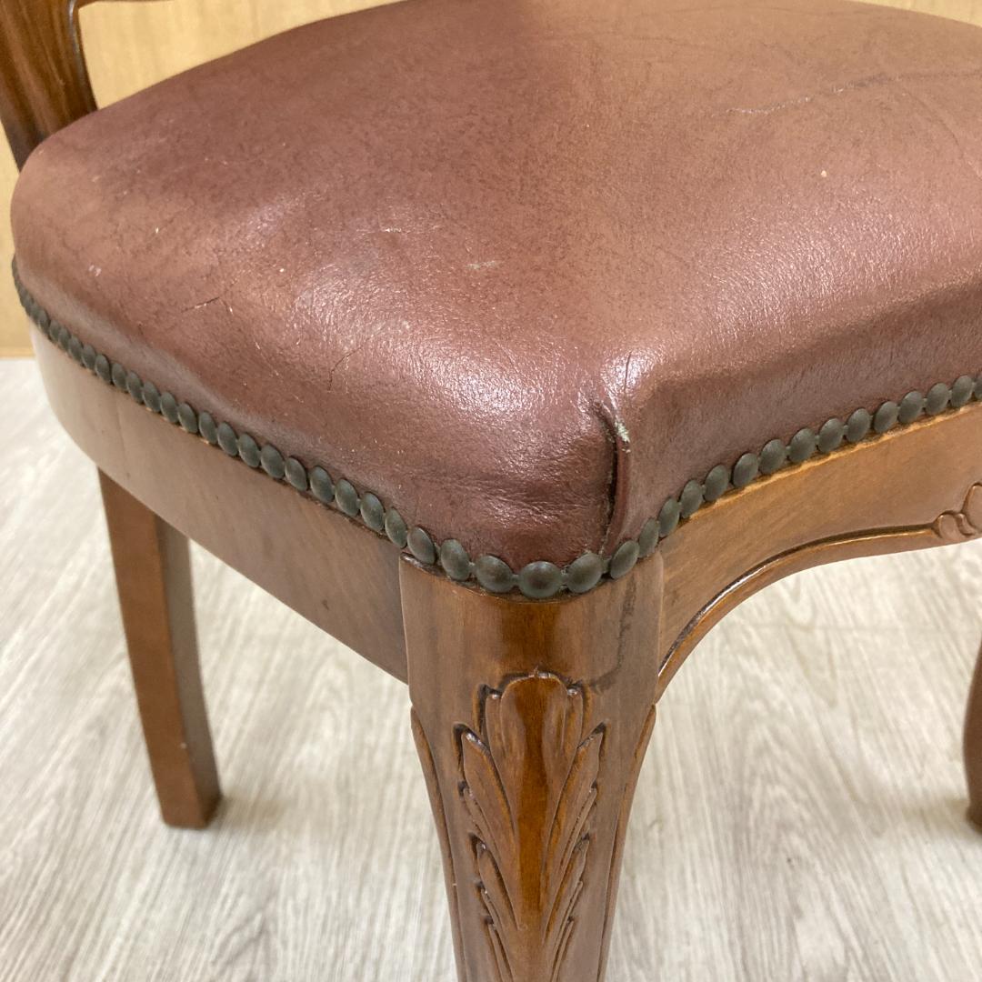 アンティーク調　猫脚　ダイニングチェア　椅子　クラシック　A