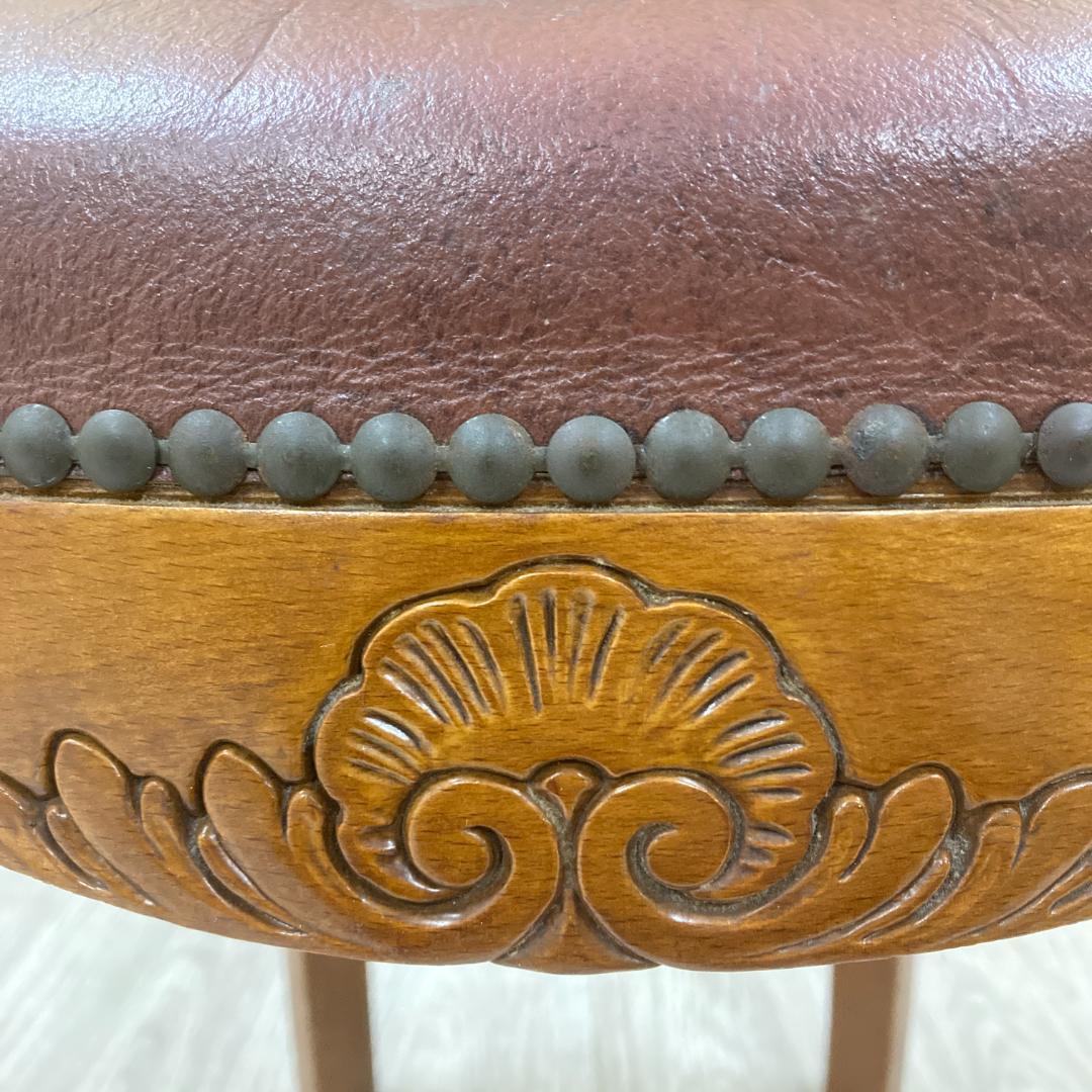 アンティーク調　猫脚　ダイニングチェア　椅子　クラシック　A