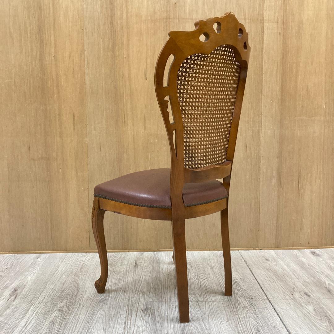 アンティーク調　猫脚　ダイニングチェア　椅子　クラシック　A