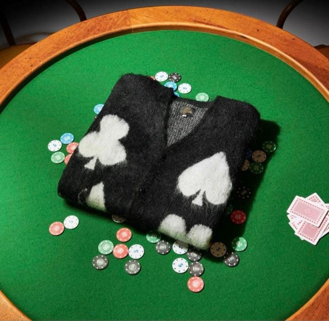 END. NEEDLES BLACK JACK モヘアカーディガン　S 22aw