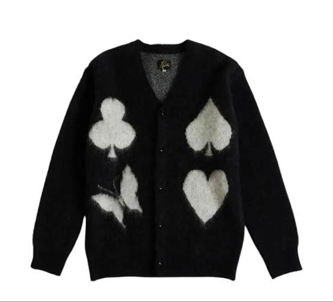 END. NEEDLES BLACK JACK モヘアカーディガン　S 22aw