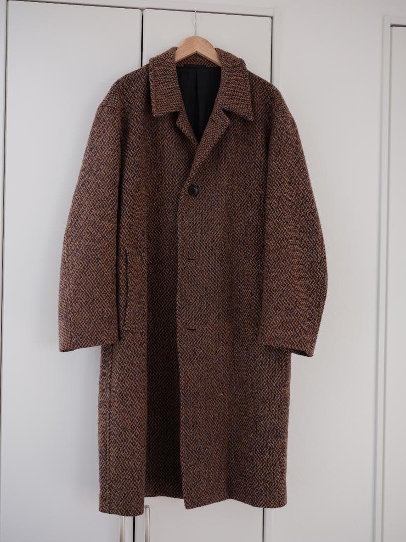 UNITED ARROWS ネップ ツイード バルマカーン コート 24AW