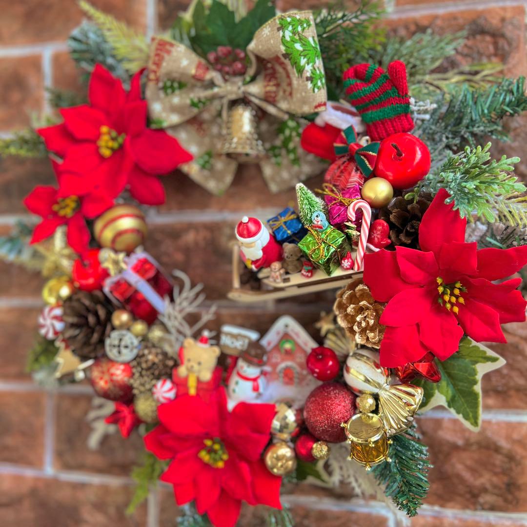 専用 クリスマスリース ハンドメイド オーダー 4点