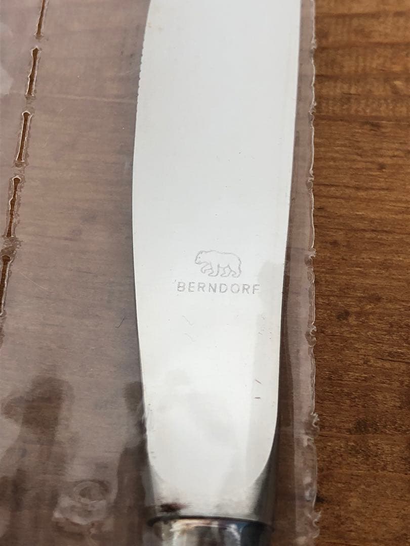 未使用　berndorf ナイフ6本セット　ベルンドルフ　シルバープレート