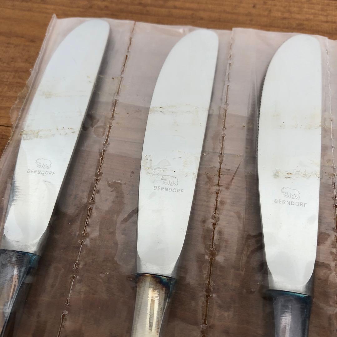 未使用　berndorf ナイフ6本セット　ベルンドルフ　シルバープレート