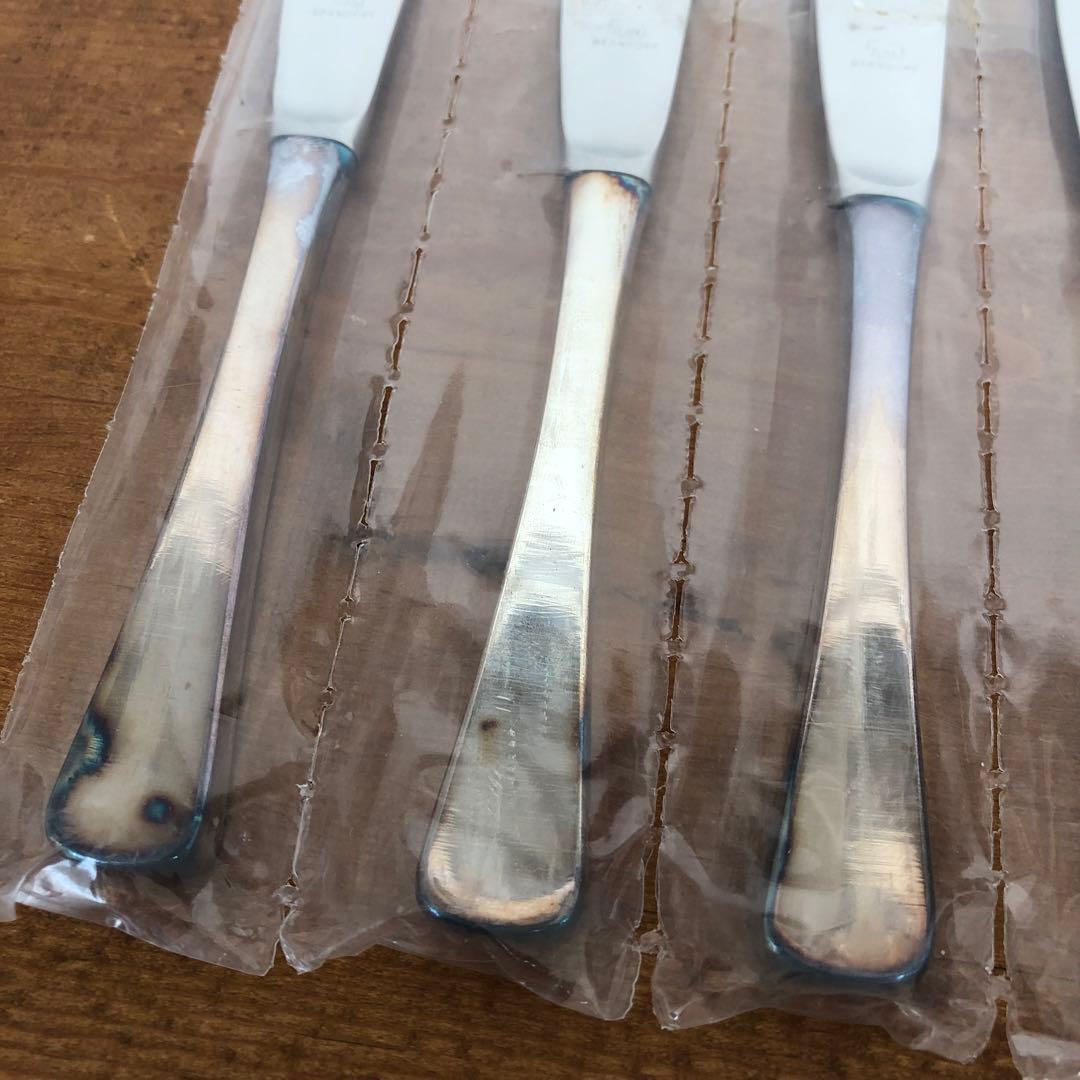 未使用　berndorf ナイフ6本セット　ベルンドルフ　シルバープレート