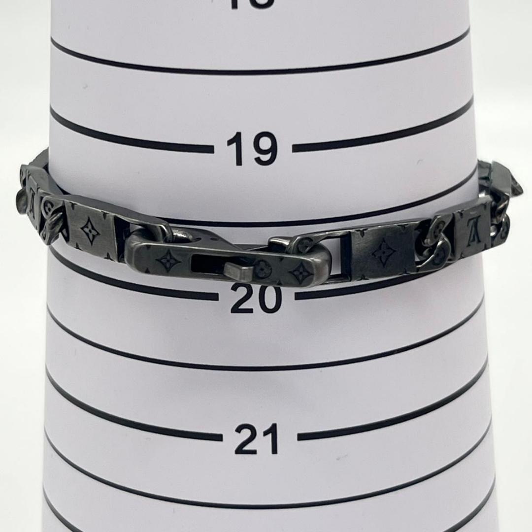 ルイヴィトン タイドアップ ブレスレット ブラック メタル
