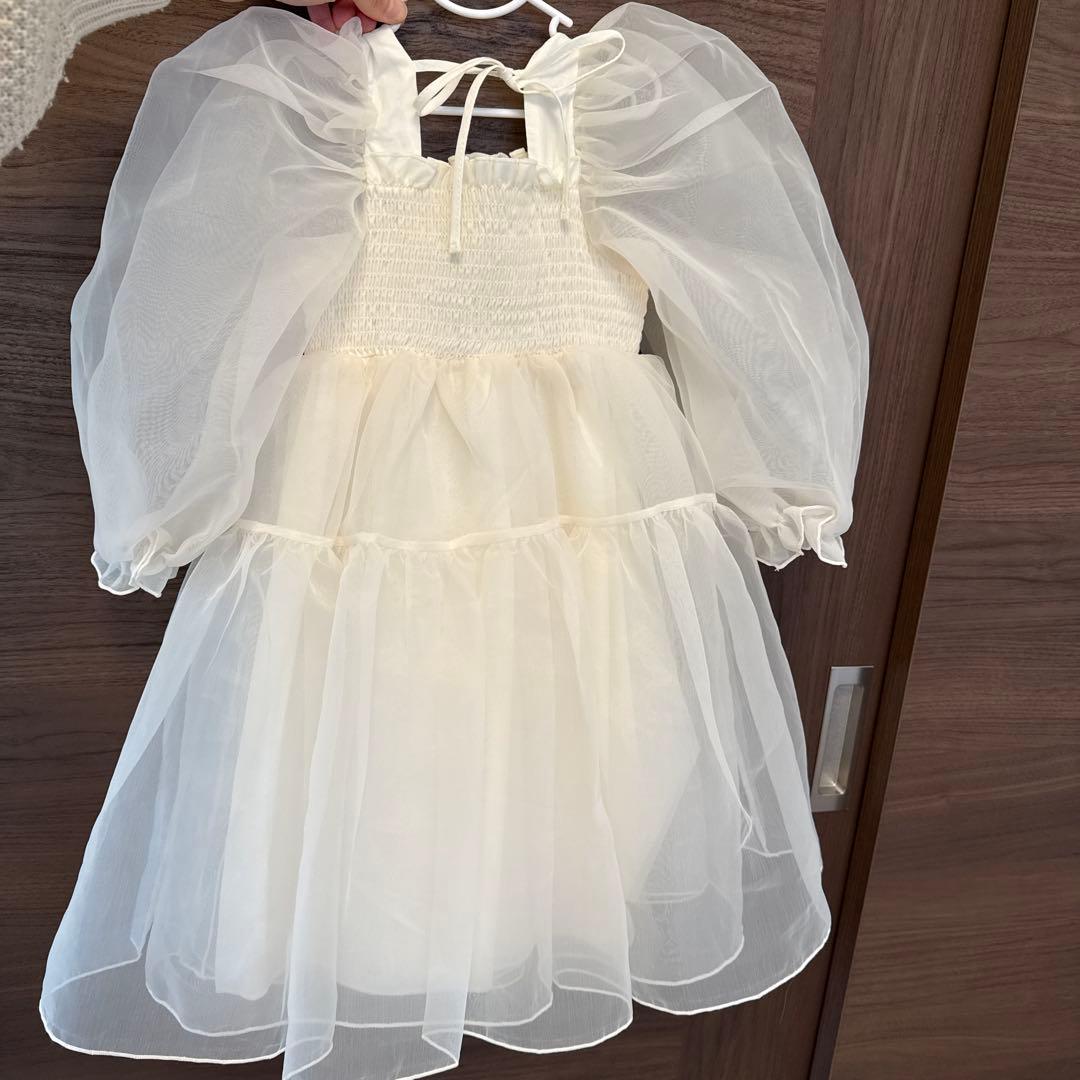 OREN ベビードレス70 韓国子供服 キッズドレス100姉妹お揃い　結婚式