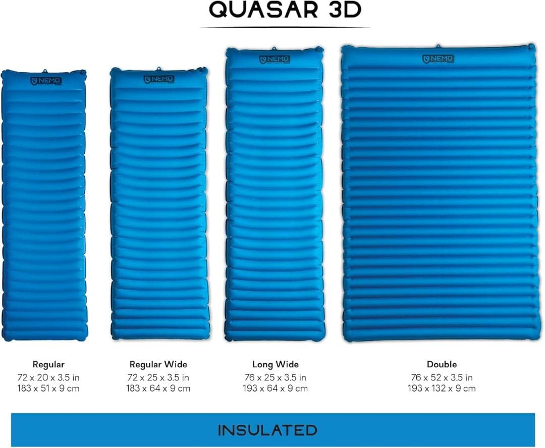 NEMO クウェーザー 3D インシュレーテッド レギュラーワイド【最終値下げ】