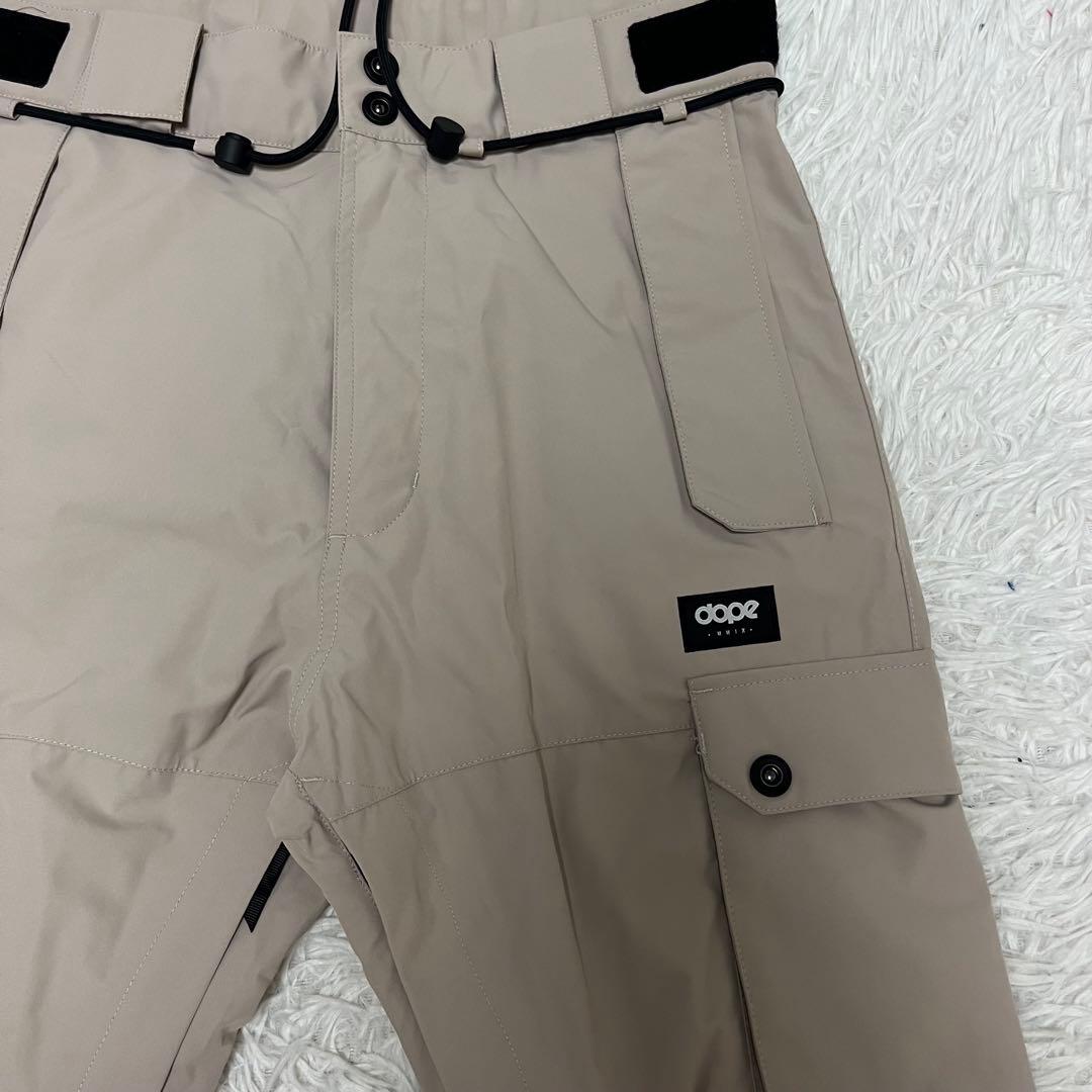 美品  ドープ スノボ スキー ウェア セットアップ ベージュ FW22