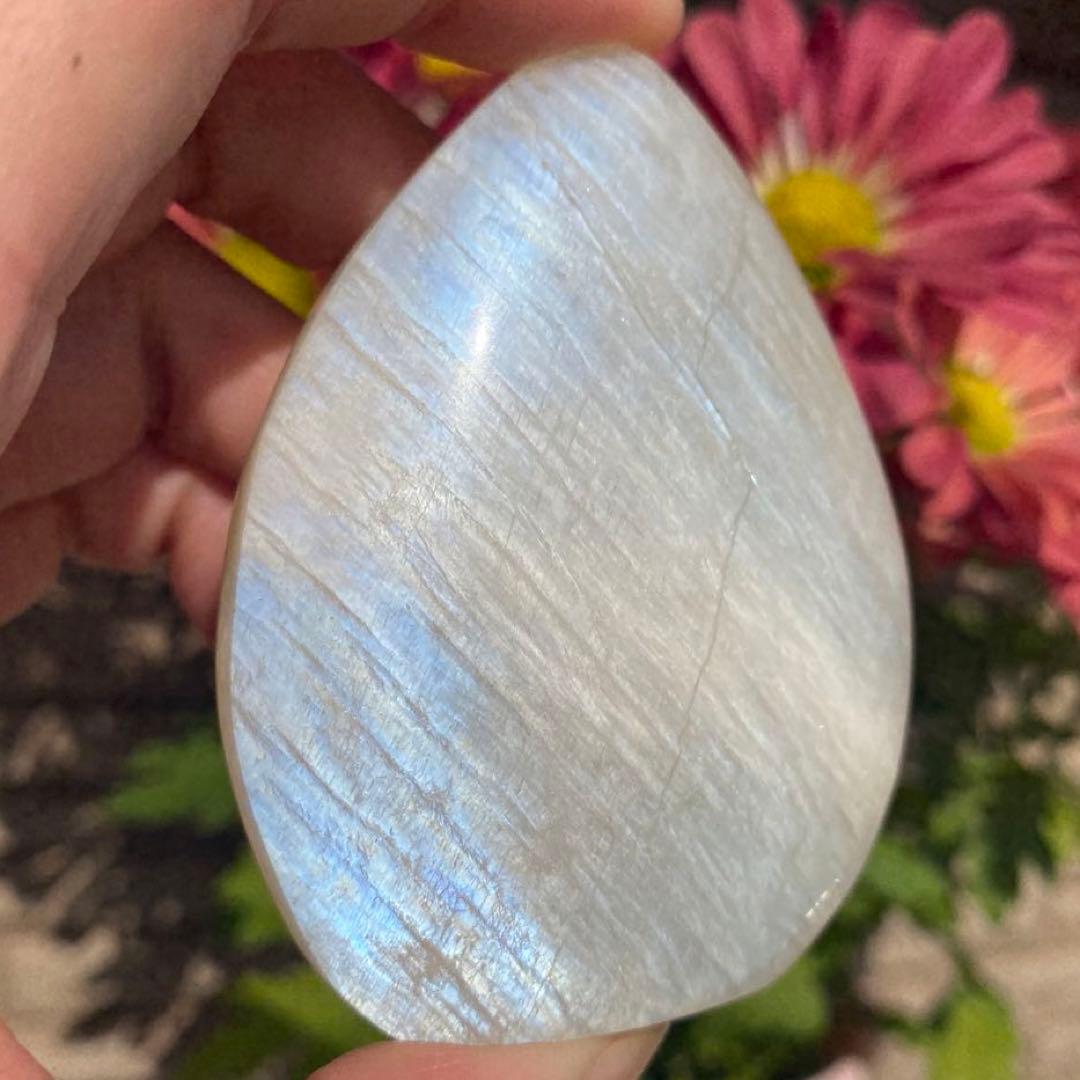 ムーンストーンフレイム① ムーンストーンフレーム レインボームーンストーン