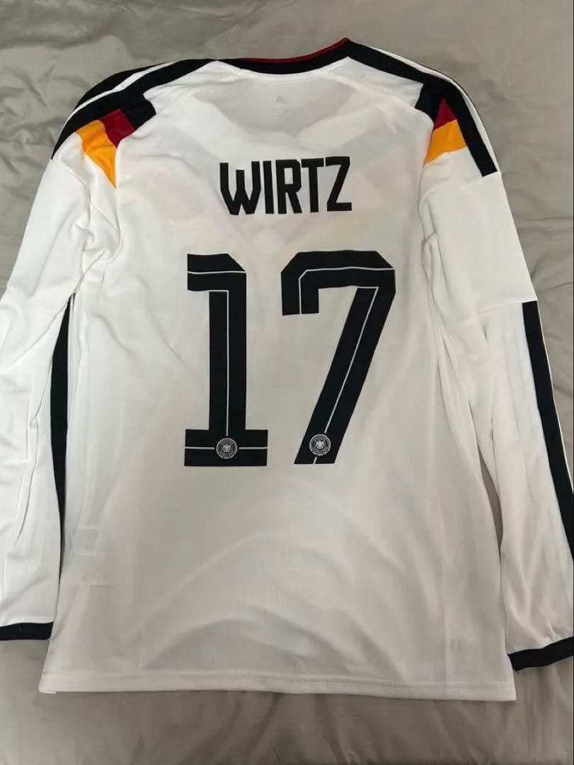 新品タグ付　正規品　ドイツ代表 2026 ホーム長袖ユニフォーム2XL ヴィルツ