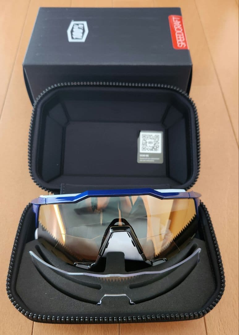 100％ サングラス スピードクラフト Gloss Cobalt Blue