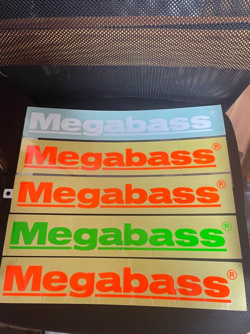 【希少】メガバス 特大ステッカー 40cm 6枚セット おまけ付き モノブロック