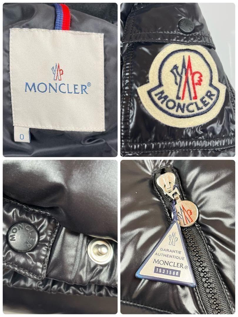 【極美品】MONCLER ダウンジャケット BADIA バディア ブラック S