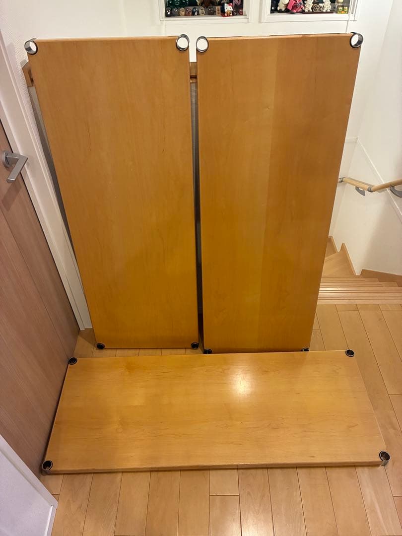 ホームエレクター ウッドシェルフ3枚セット 450×1200 メイプル