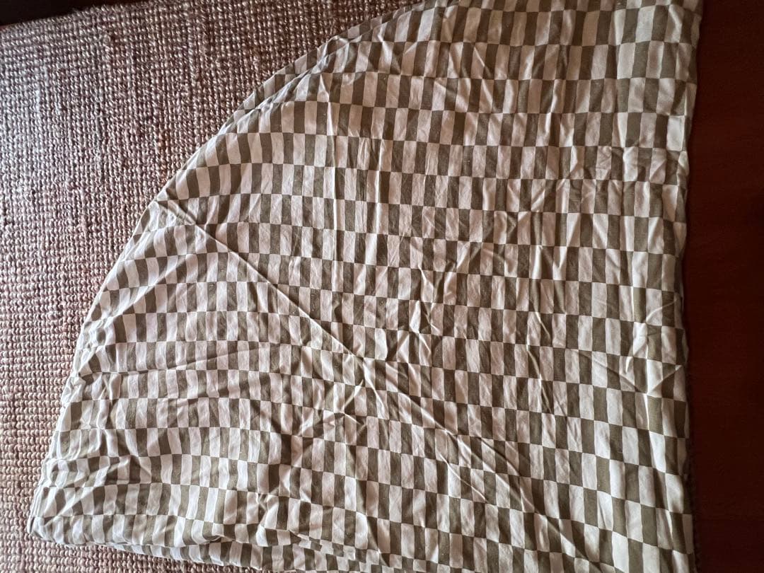 アクタスこたつカバー　カーキ　市松220×220