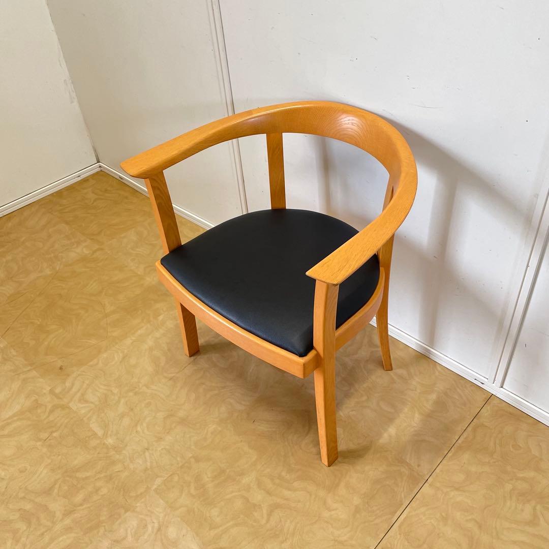 座面張替 カンディハウス アームチェア 椅子 チェア イス 北欧スタイル レザー