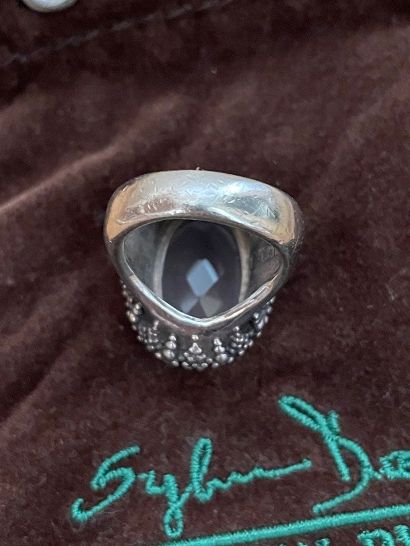 STEPHEN DWECK ローズクォーツ　シルバー　リング　9号　デュエック