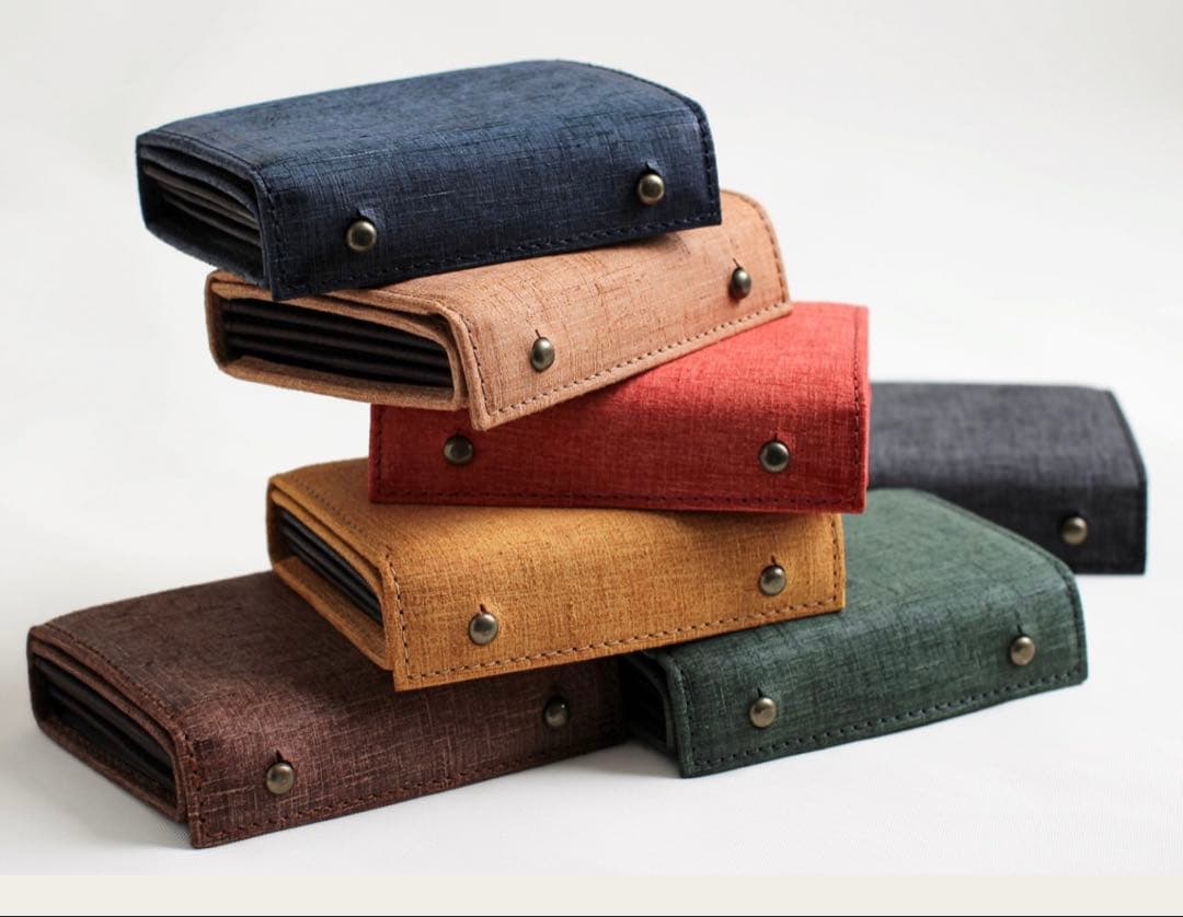 超美品！エムピウ　m+ 三つ折り財布 布製 メンズ財布