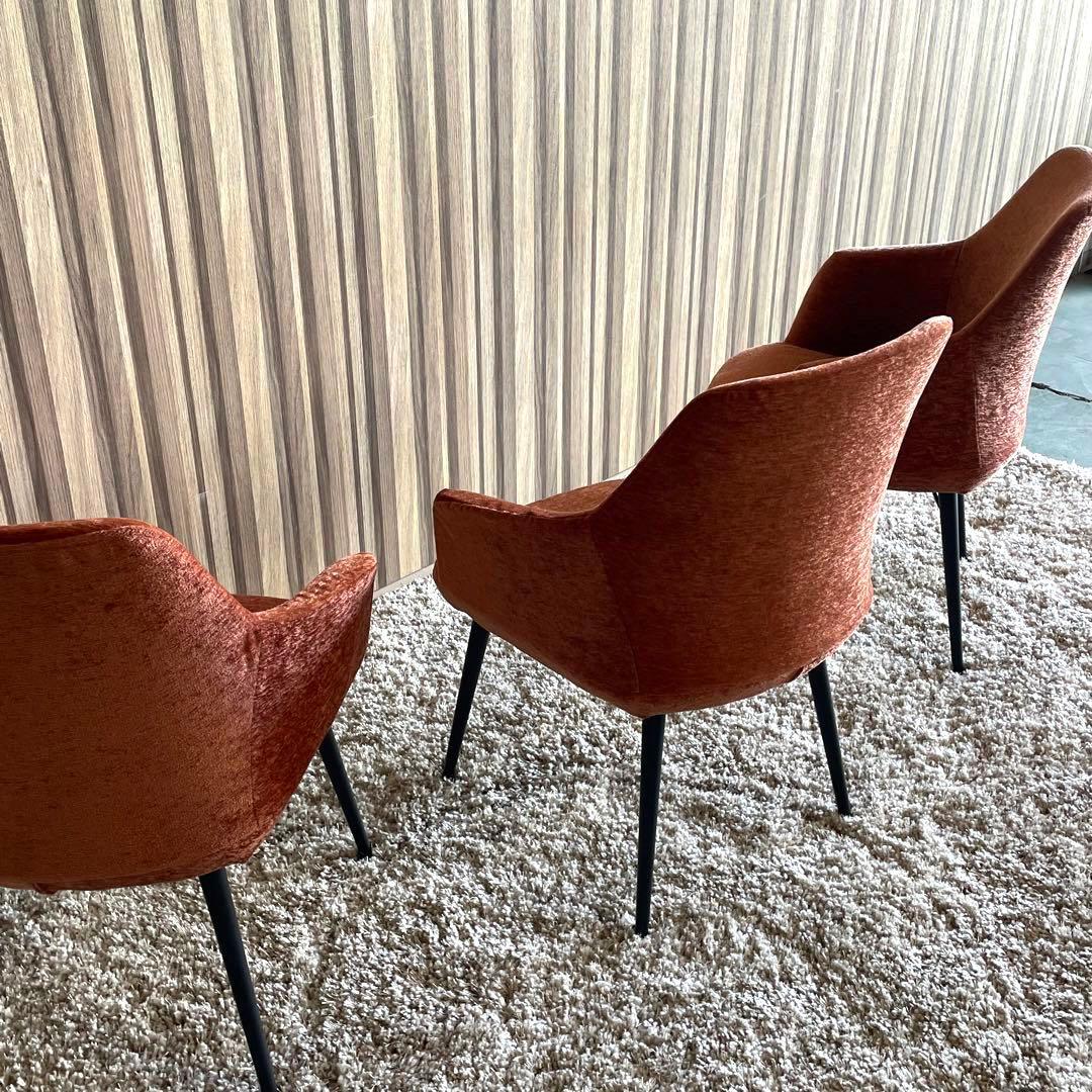 【モデルルーム展示品】桜屋工業　ダイニングチェア　トルニオ　2脚セット