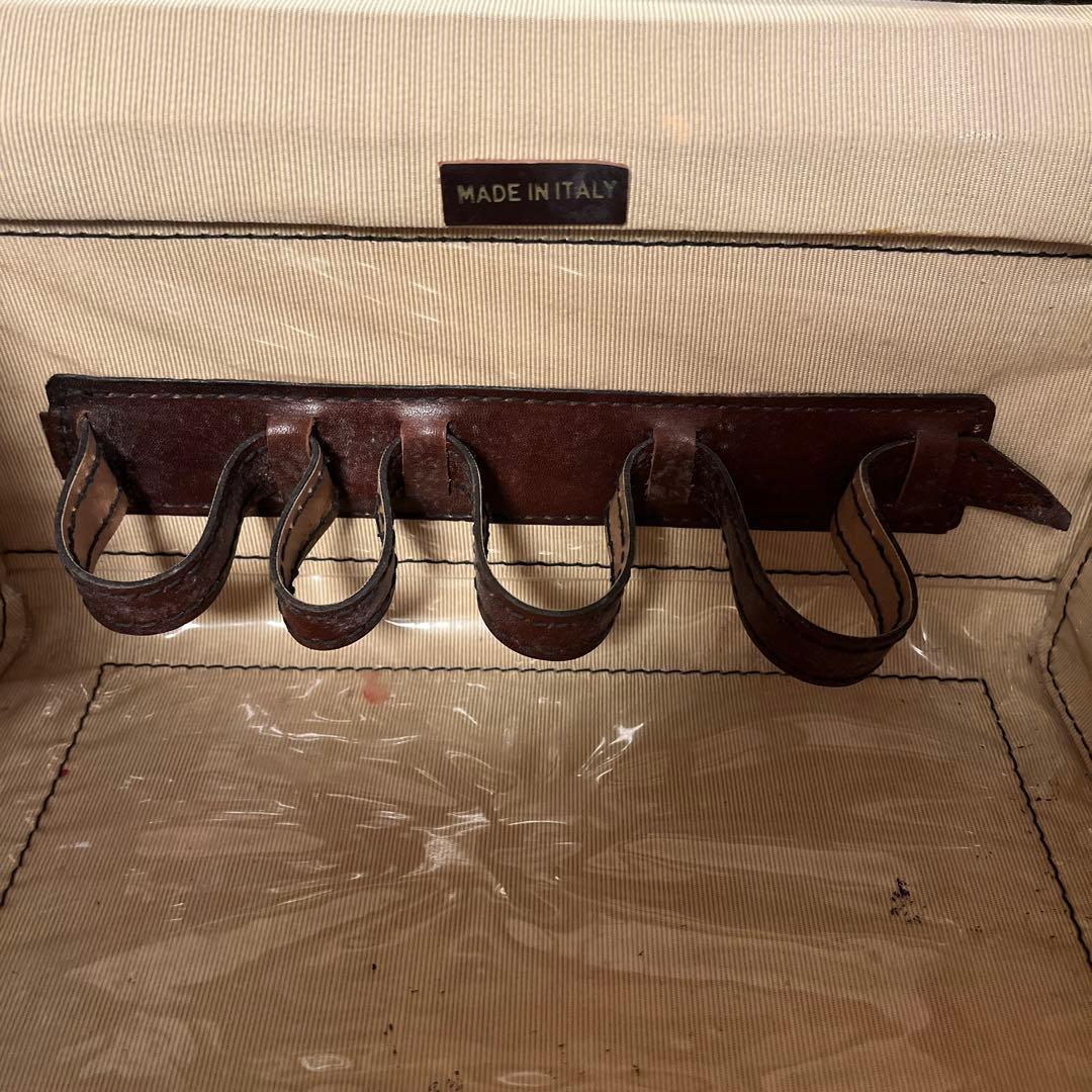 イタリア製　アンティーク　メイクアップボックス