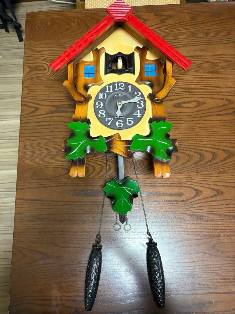 鳩時計　CITIZEN 壁掛け時計 レトロ