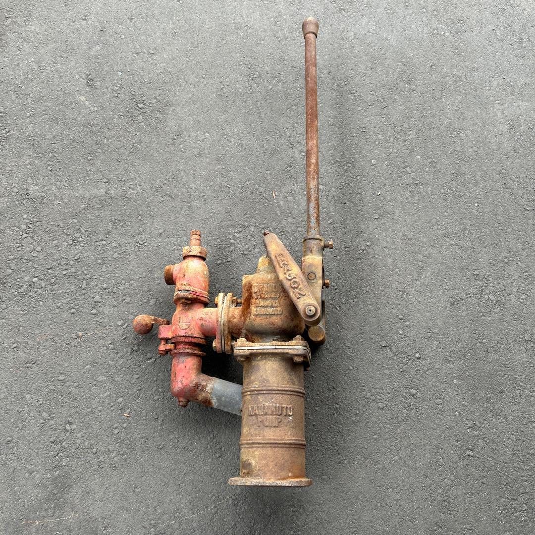 井戸ポンプ　手押しポンプ　レトロ　アンティーク　b9