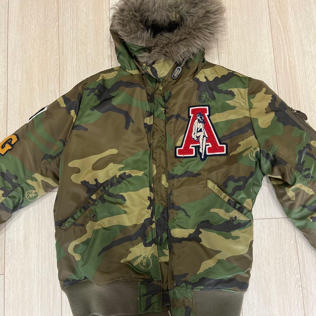 貴重 ヒステリックグラマー N-2B ミリタリージャケット プリマロフトM JK