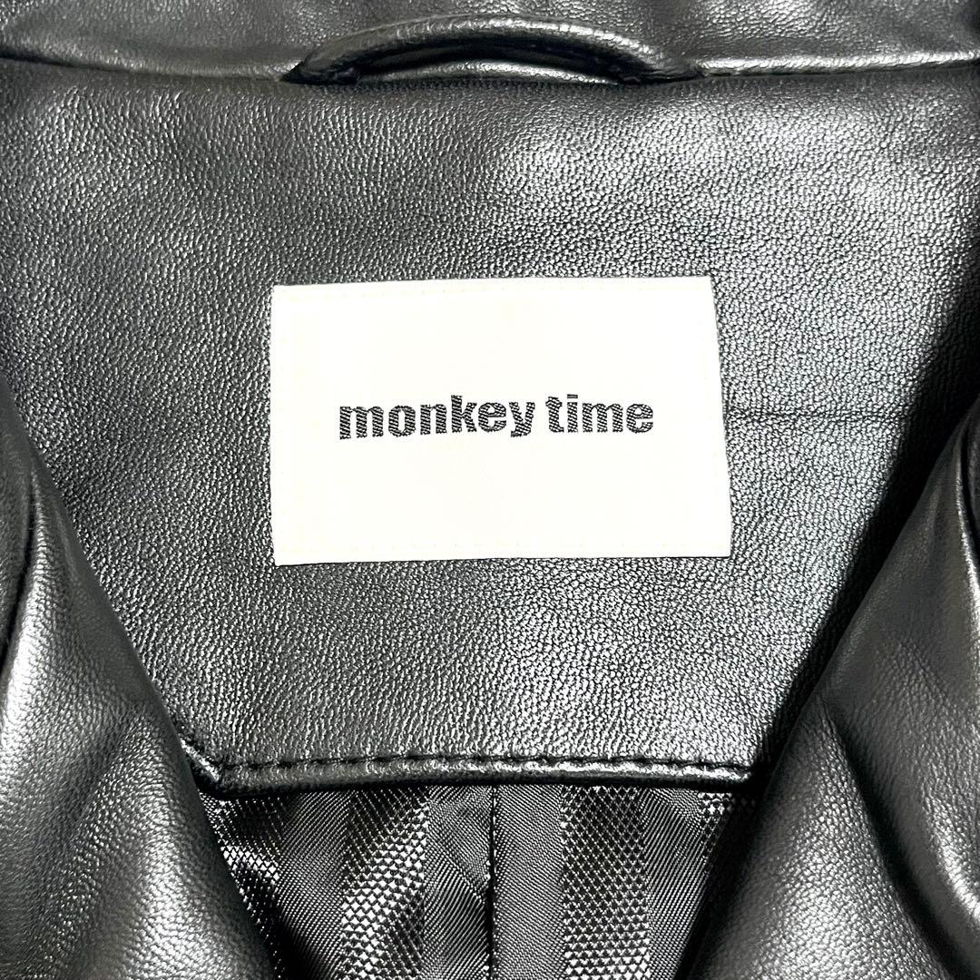 ✨美品✨モンキータイム レザージャケット ダブルライダース ラムレザー 本革