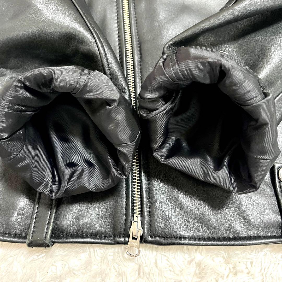 ✨美品✨モンキータイム レザージャケット ダブルライダース ラムレザー 本革