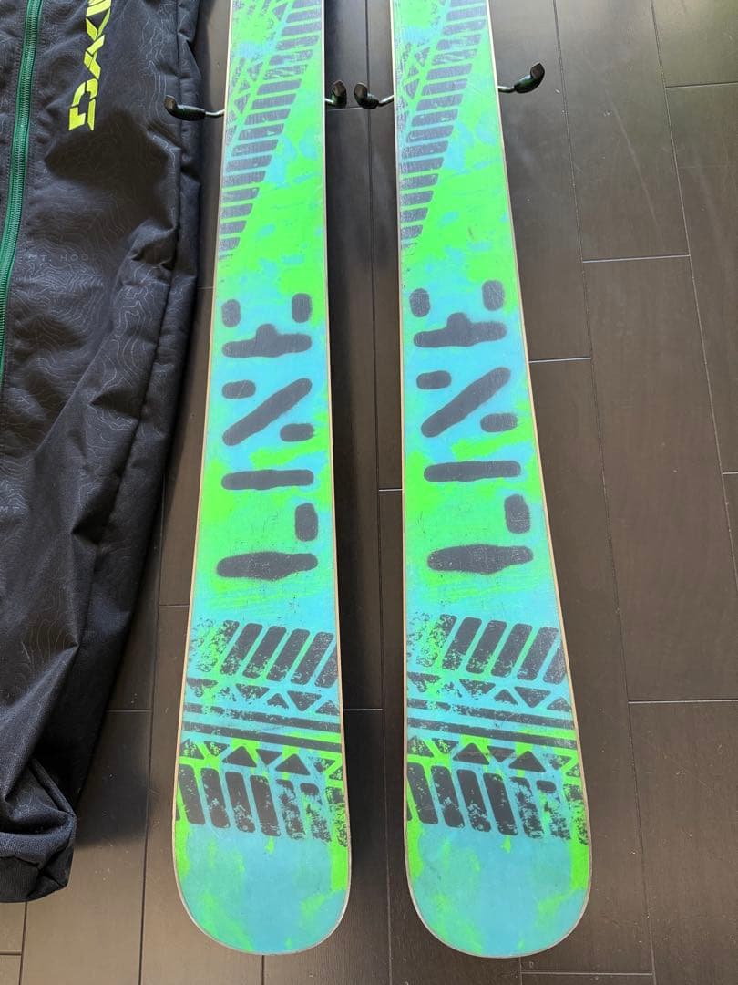 LINE スキー板　ビンディング　ケース　3点セット