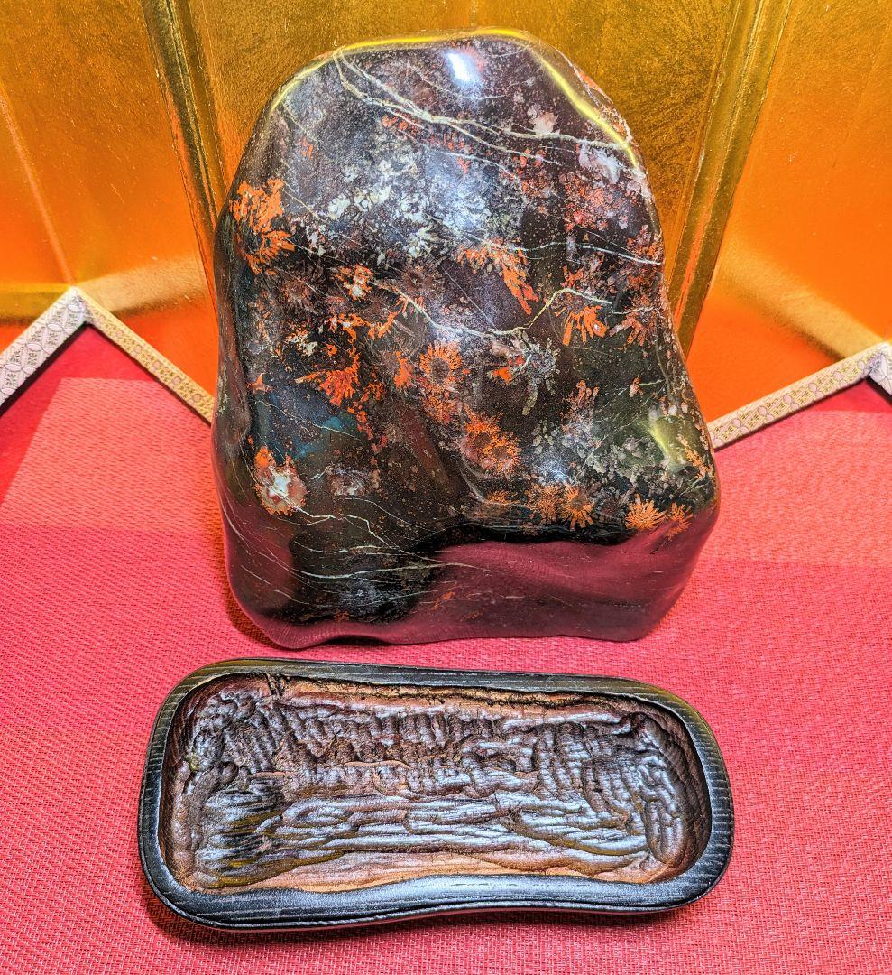 菊花石 岐阜県根尾谷産6.4kg 鑑賞石 観賞石 水石 盆石 置物 天然石