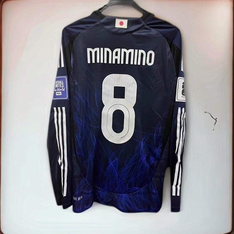 日本代表 MINAMINO 南野拓実 8番 長袖 シャツ