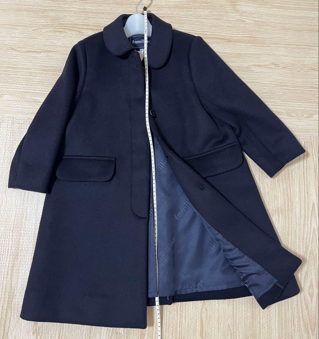 familiarファミリア ネイビー ウールコート 120cm 新品未使用
