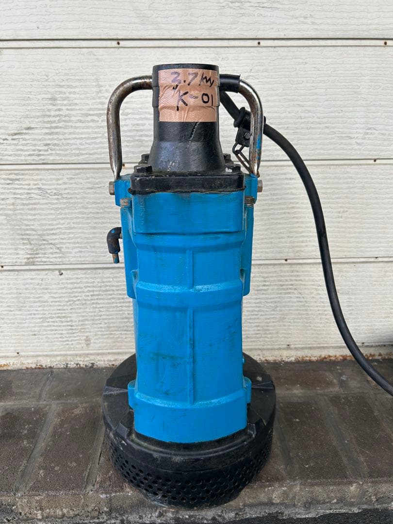 K1ツルミ自動運転型 ポンプKTVE33.7 200V 50Hz 3.7kW