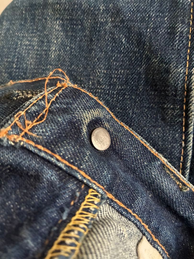 70s66前期Levi's717フレアデニム42タロンシングルヴィンテージ黒カン