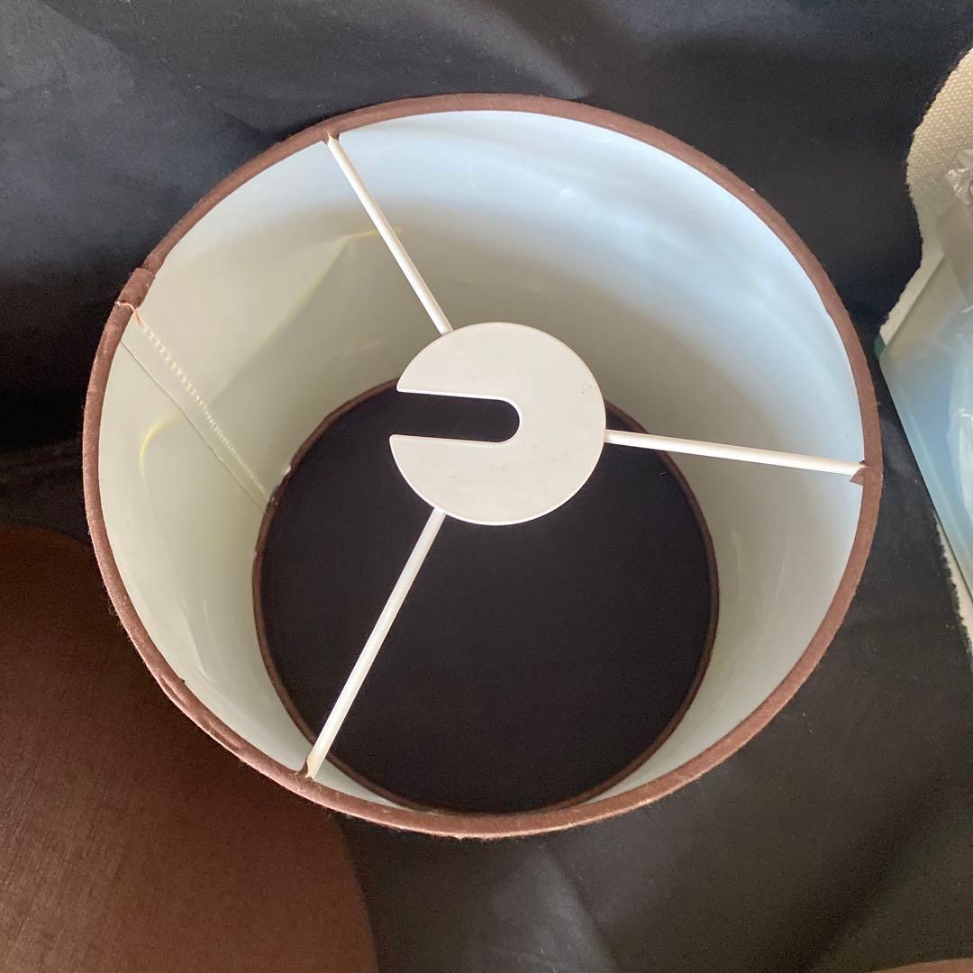 ペンダントセード　 電球　ブラウン　3点セット　中古品