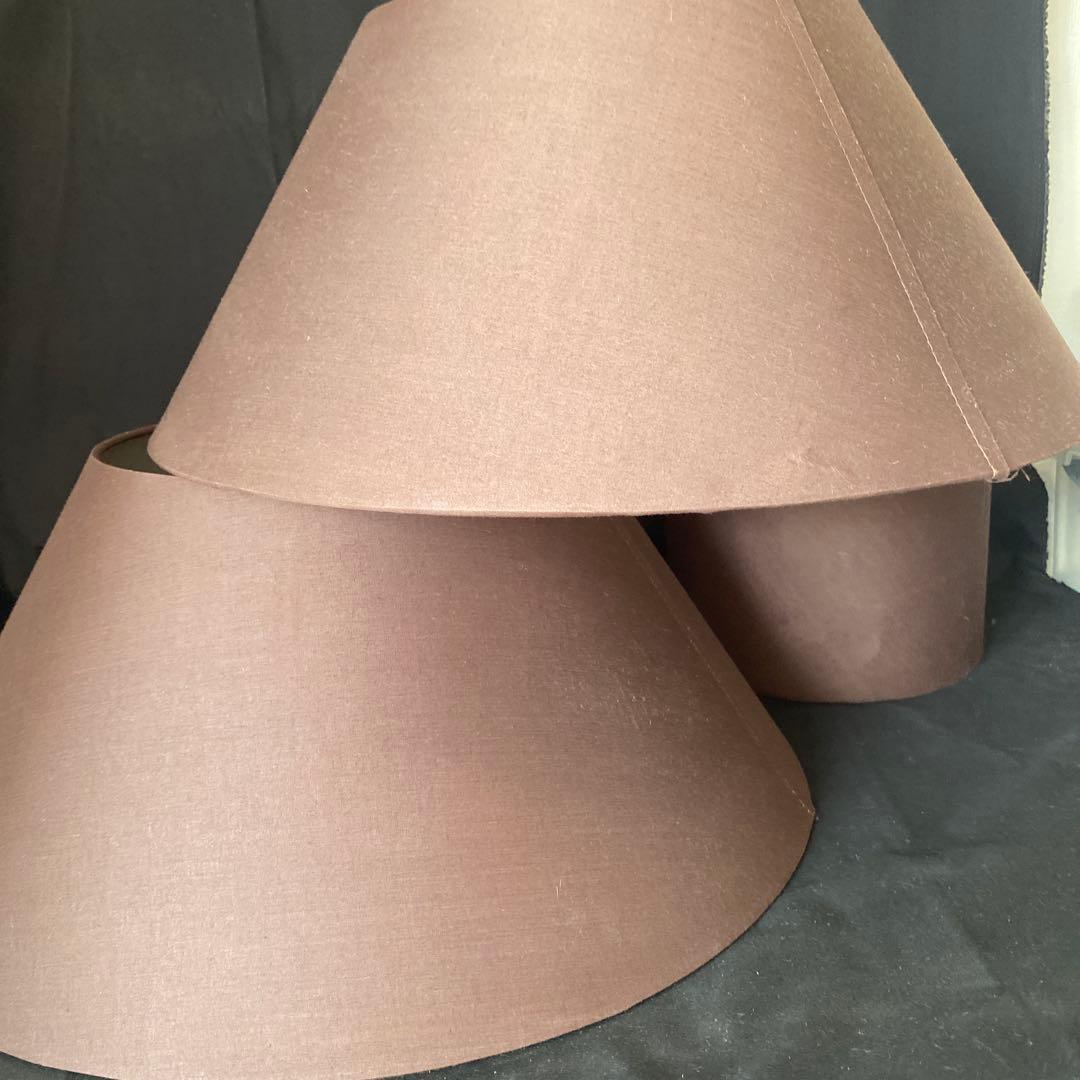 ペンダントセード　 電球　ブラウン　3点セット　中古品