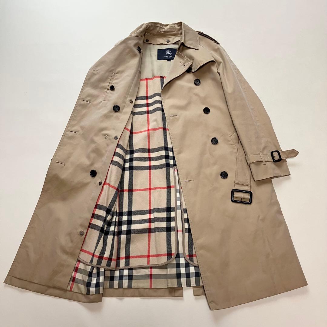 美品　バーバリーロンドン　トレンチコート　ハニーベージュ　ライナー＆カバー　38