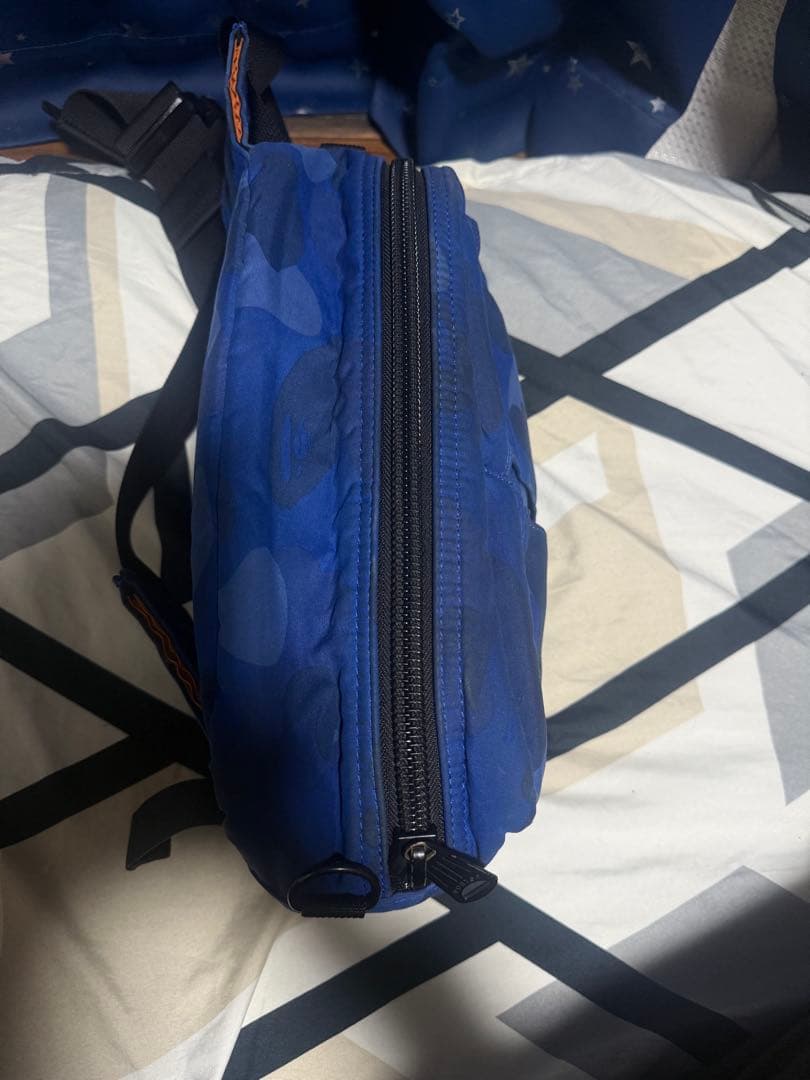 A BATHING APE PORTER ボディバッグ Blue