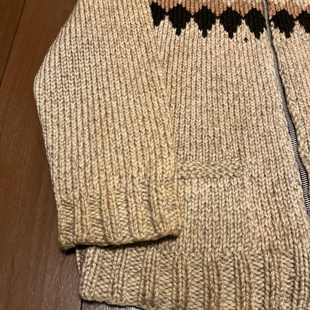 カウチンカーディガン 推定60s Lightning zip