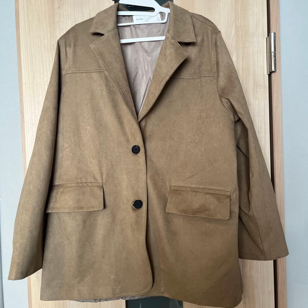 dium.フェイクスウェードジャケット